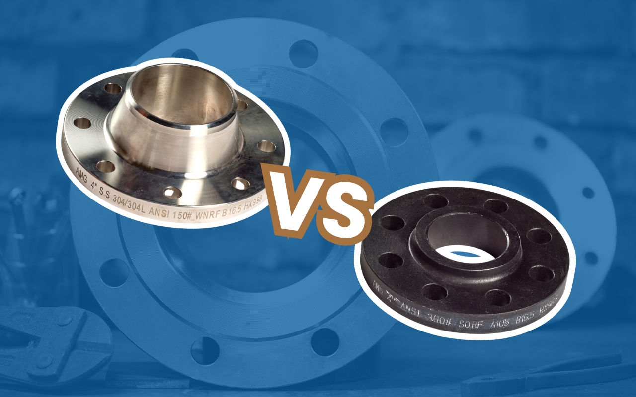 flange slip on vs weld neck
